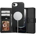 Tech-Protect iPhone 16e Tech-Protect 2-i-1 lommeboketui - kompatibel med Magsafe - svart