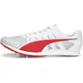 Puma evoSPEED Distance 11 Track and Field Shoes Men, Shoes, White/Red/Metallic Silver, 47