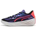 Puma All-Pro NITROâ¢ Basketball Shoes, Shoes, Violet/Black/Pink Alert, 41