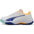 Puma NOVA Smash Padel Shoes Youth, Shoes, White/Vivid Blue/Safe Lake, 34