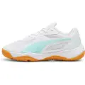 Puma Solarflash III Indoor Sports Shoes Youth, Shoes, White/Electric Peppermint, 37