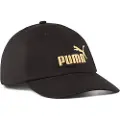 Puma ESS No.1 Logo Baseball Cap, Accessories, Black/Gold/Logo, OSFA