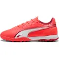 Puma KING MATCH TT Football Boots Unisex, Shoes, Glowing Red/White/Red Fire, 44