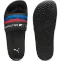 Puma BMW M Motorsport Logo Leadcat 2.0 Slides, Shoes, Black, 44.5