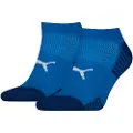 Puma Sport Cushioned Sneaker Socks (2-Pack), Clothing, Olympian Blue, 39-42