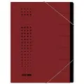 Pierre by Elba chic arkivmappe - Bordeaux - papp - A4 (42495BX NYHET: 400002021)
