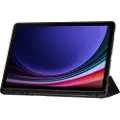 Tech-Protect Samsung Galaxy Tab S9/S9 FE/S10 FE/S10 Lite SmartCase Pen Tri-Fold Folio-deksel - Svart