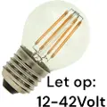 Dixplay E27 Sfærisk Filament Led-pære 12-42v