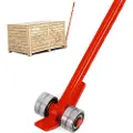 Vevor 3T Prylever Bar 6600 Lbs Kapasitet Stål Pry Lever Bar Heavy Duty med hjul Prylever med 5FT lengde håndtak