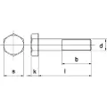Kobout M 20X130 FZB stålbolt 8.8 - (25 stk.)