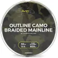 Avid Carp Outline Flettet Fiskesnøre 300 M