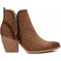Refresh for woman. 17251903-TAUPE Leather ankle boots 172519 taupe (41), 5 to 8 cm, Zip, Casual