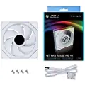 Lian Li UNI FAN TL LCD 140 Reverse Blade - Kabinettvifte - med LCD-skjerm - 140 mm - hvit