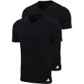 Adidas Underwear Active Flex Cotton Kortarmet Undertrøye Med V-hals 2 Enheter