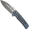 We Knife Sylox, Blue Ti/Shredded CF, Stonewash