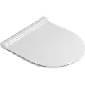 GSI kompakt Kube X Slim toiletsæde med Soft Close og Quick Release beslag og produceret i antibakteriel materiale