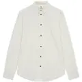 Anerkjendt Akleif Cot/Linen Skjorte hvit