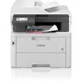 Brother MFC-L3760CDW - Multifunksjonsskriver - farge - LED - A4/Legal (medie) - opp til 26 spm (kopiering) - opp til 26 spm (trykking) - 250 ark - 33.6 kbps - USB 2.0, USB-vert, Gigabit LAN, Wi-Fi(n)