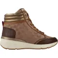 Carmela for woman. 16182105-MARRON Leather Sneakers 161821 brown (37), 3 to 5 cm, Zip, Casual