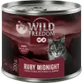 Wild Freedom Adult "Red" 6 x 200 g - kornfri oppskrift - Ruby Midnight - Svinekjøtt, storfekjøtt og kanin
