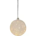 Star Trading Star TradingGlasskule Glow SnowHvitDekorativ julebelysningFra Homeroom