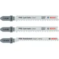 Bosch 3-delers stikksagblad-sett T 101 BIF (2x), T 101 AOF