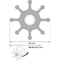 Johnson Pump Impeller For Pumper 10242773 65 Mm
