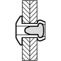 Master 3,2X6 rundhovedet rustfri/rustfri standard blindnitte - (500 stk.)