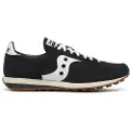 Saucony for man. S70884-2 Leather Sneakers Trainer 80 black (46), Flat, Laces, Casual