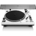 Lenco L-3810, Direktedrevet platespiller, Manuell, Hvit, Aluminium, Metall, Plast, Gummi, Aluminium, 1 s