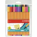 Stabilo Point 88 fineliner 0,4 mm - med 30 deler i etui