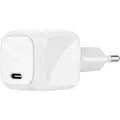 Belkin BoostCharge - Strømadapter - kompakt - 30 watt - Power Delivery 3.1 (24 pin USB-C)
