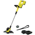 Kärcher LTR 3-18 DUAL BATTERY SET, Trådkutter, 30 cm, Nylontråd, D-sløyfet håndgrep, 2 mm, 8000 RPM