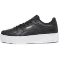Puma Carina Street Youth Sneakers, Shoes, Black/Black/Rose Gold, 37.5