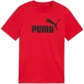 Puma ESS No. 1 Logo Tee Youth, Shop, Red, 11-12Y