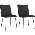 Loft 24 Loft24Spisestol Nika, 2 stk.SvartStolerFra Homeroom