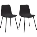 Loft 24 Loft24Spisestol Enya, 2 stk.SvartStolerFra Homeroom