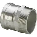 Viega Sanpress Inox XL overgang 76,1 mm x 2 1/2 rustfrit stål
