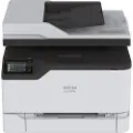 Ricoh M C240FW - Multifunksjonsskriver - farge - laser - A4 (medie) - opp til 24 spm (kopiering) - opp til 24 spm (trykking) - 250 ark - 33.6 kbps - USB 2.0, Gigabit LAN, Wi-Fi(n), USB 2.0 vert