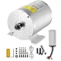 Vevor 2000W elektrisk børsteløs DC-motorsett - 48V 4300 o/min motor med oppgradert hastighetskontroller og gasshåndtak for gokart, elsykkel, motorsykkel, scooter, DIY