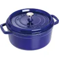 Staub StaubGryte La Cocotte rund 24 cm, 3,8 lBlåGryter & kasserollerFra Homeroom