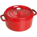 Staub 40509-840-0, 5,2 l, Rød, Støpejern, Emalje, Frankrike, 26 cm