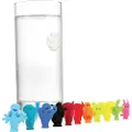 VacuVin 8714793188600, Glass, Flerfarget, 12 stykker