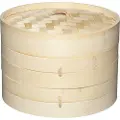 Kitchen Craft Middels Stor To-lags Bambusdamper