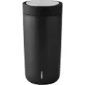 Stelton To Go Click, Sort, Rustfritt stål, Polypropylen, Plast, Kaffe, Juice/ Saft, Te, 4 timer