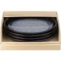 Denby DenbyTallerken Coupe Halo diameter 26 cm 4-pkSvartTallerkenerFra Homeroom