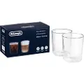 De'Longhi De’Longhi DLSC318, Gjennomsiktig, Glass, Rund, 2 stykker, 400 ml
