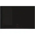 Siemens iQ700 EX851HEC1E - Induksjonskomfyrtopp - 4 plater - Nisje - bredde: 75 cm - dybde: 49 cm - fasett - svart