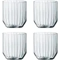 Spiegelau SpiegelauWhisky Tumbler Linear 4-pakningTransparentDrinkglass & shotglassFra Homeroom