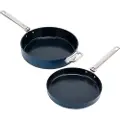 Joseph Joseph Keramisk Non-stick Stekepannesett Med Sammenleggbart Håndtak 2 Enheter